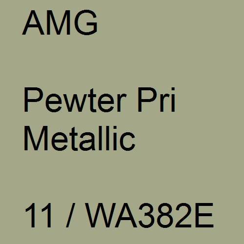 AMG, Pewter Pri Metallic, 11 / WA382E.